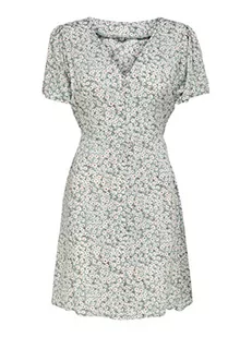 ONLY Damska sukienka Onlevida S/S Short Dress WVN Noos - Sukienki - miniaturka - grafika 1