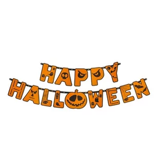 BANER HAPPY HALLOWEEN 185 CM - Balony i akcesoria - miniaturka - grafika 1