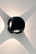 Lampy ścienne - Nowodvorski Lampa ścienna kinkiet PATRAS LED 9115 czarny 9115 - miniaturka - grafika 1