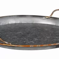 Tace i patery - TACA podstawka 31 cm na świece dekoracje cynk okrągła - miniaturka - grafika 1