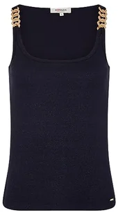 Morgan damski top Dido Marine TXL, granatowy, XL - Koszulki i topy damskie - miniaturka - grafika 1