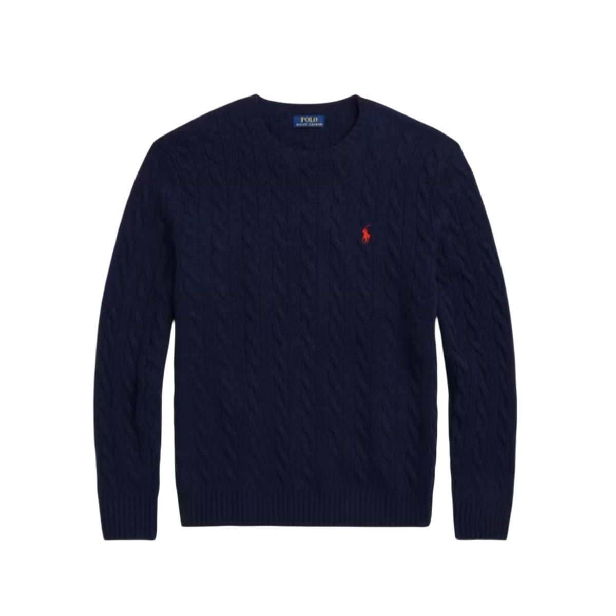 maglioni uomo ralph lauren - lscablecnpp long sleeve pullover - blu