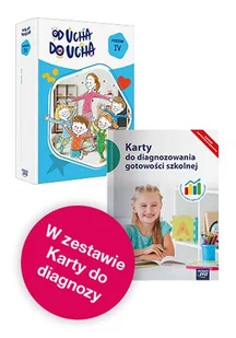 Od ucha do ucha. 6-latki. Poziom 4. Zestaw dla dziecka - Anna Stalmach-Tkacz, Karina Mucha - podręcznik - Edukacja przedszkolna - miniaturka - grafika 1