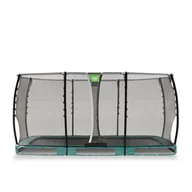 Trampoliny - Exit Trampolina naziemna Allure Classic 244x427cm zielona - miniaturka - grafika 1