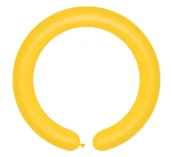 Balony i akcesoria - GMR Modeliny, rurki - żółte - pastelowe - 100 szt. Wysoka jakość. D4/02/100 - miniaturka - grafika 1