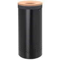 Kosze na bieliznę - Brabantia Kosz na bieliznę 120022 60L Czarny - miniaturka - grafika 1