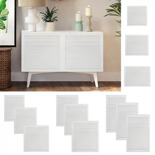 vidaXL Lumarko Drzwi żaluzjowe, lite drewno sosnowe, białe, 61,5 x 39,4 cm 151151 - Drzwi wewnętrzne - miniaturka - grafika 1