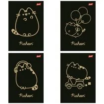 St. Majewski Zeszyt A5 Pusheen Gold mix kratka 60 kartek 10 szt. - Zeszyty szkolne - miniaturka - grafika 1