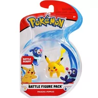 Figurki dla dzieci - POKEMON BATTLE FIGURE PACK 2-PAK ORYGINALNE FIGURKI PIKACHU + POPPLIO - miniaturka - grafika 1