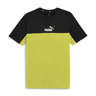 Koszulka męska PUMA ESS+ Block Tee - Koszulki sportowe męskie - miniaturka - grafika 1