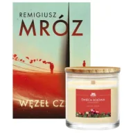 Kryminały - Paczka od Mikołaja: Węzeł czasu, Świeca sojowa Zapach Świąt - miniaturka - grafika 1