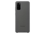 Etui i futerały do telefonów - Etui Silicone Cover do Samsung Galaxy S20 szare - miniaturka - grafika 1
