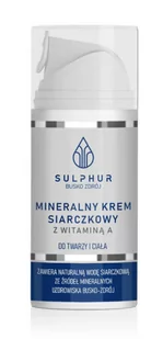 Sulphur Mineralny Krem Siarczkowy z witaminą A do twarzy i ciała 100 ml - Balsamy i kremy do ciała - miniaturka - grafika 1