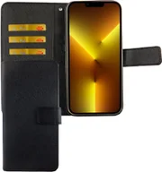Etui i futerały do telefonów - Etui na telefon komórkowy Apple iPhone 13 z klapką i kieszenią na karty, kolor: Onyx Black - miniaturka - grafika 1
