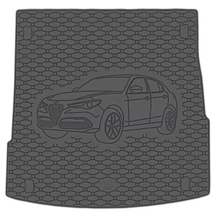 Rigum Gumowa kąpiel do pnia Alfa Romeo Stelvio 2017 - Maty bagażnikowe - miniaturka - grafika 1