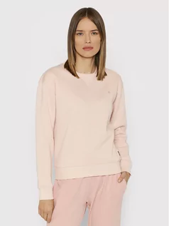 Bluzy damskie - G-Star Bluza Premium Core Różowy Regular Fit - grafika 1