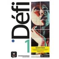 Książki do nauki języka francuskiego - Defi 1 Edition hybride - miniaturka - grafika 1