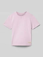 Koszulki dla chłopców - T-shirt o kroju oversized z bawełny z okrągłym dekoltem - miniaturka - grafika 1