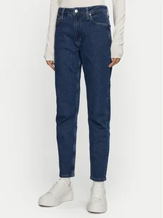Calvin Klein Jeansy K20K207600 Granatowy Slim Fit - Spodnie damskie - miniaturka - grafika 1