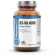 Witaminy i minerały - Pharmovit Witamina D3 4000 IU Suplement diety 120 kaps. - miniaturka - grafika 1
