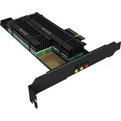 Kontrolery - Karta PCIe 2xSSD M.2 Icybox IB-PCI215M2-HSL - miniaturka - grafika 1