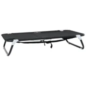 Legowiska dla psów - vidaXL Składane legowisko dla psa Czarne ML Tkanina Oxford i Stal - miniaturka - grafika 1