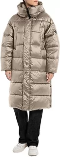 Płaszcze damskie - Replay Damski płaszcz zimowy, 026 Sandshell, XL - grafika 1