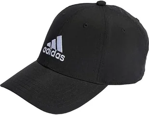 adidas Lekka czapka z daszkiem z haftowanym logo, czarny/biały, L - Czapki damskie - miniaturka - grafika 1