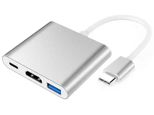 Hub Adapter 3w1 Usb 3.0 Hdmi Usb-c do Macbook Pro - Huby USB - miniaturka - grafika 1