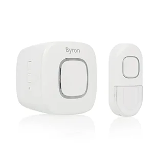 Byron zestaw dzwonków DBY-24722 bezprzewodowy 85 dB biały 4 szt twm_554859 - Dzwonki i gongi - miniaturka - grafika 1