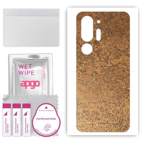 folia naklejka skórka strukturalna na TYŁ do HTC U24 Pro - Zardzewiała Miedź - apgo SKINS