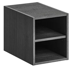 Szary dolny regał wiszący dąb N2-Z31 - Szafki łazienkowe Szary dolny regał wiszący dąb N2-Z31 - Szafki łazienkowe - miniaturka - grafika 1