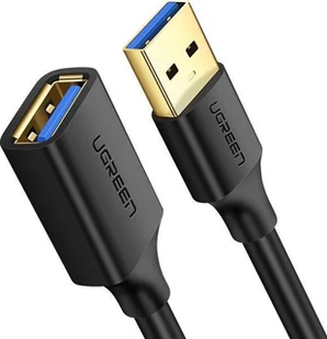 Kabel USB Ugreen USB-A - USB-A 1.5 m Czarny (6957303831265) - Kable USB - miniaturka - grafika 1
