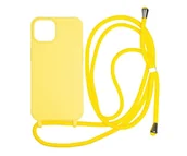 Etui i futerały do telefonów - Mobile Origin Lanyard Case do iPhone 14 yellow - miniaturka - grafika 1