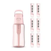 Butelki filtrujące - Butelka Filtrująca Dafi SOLID 0,5 Baby Pink z 7 Filtrami - miniaturka - grafika 1