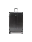 Walizki - Guess Duża Twarda Walizka Lustre2 (E) Travel TWE689 39880 Czarny - miniaturka - grafika 1