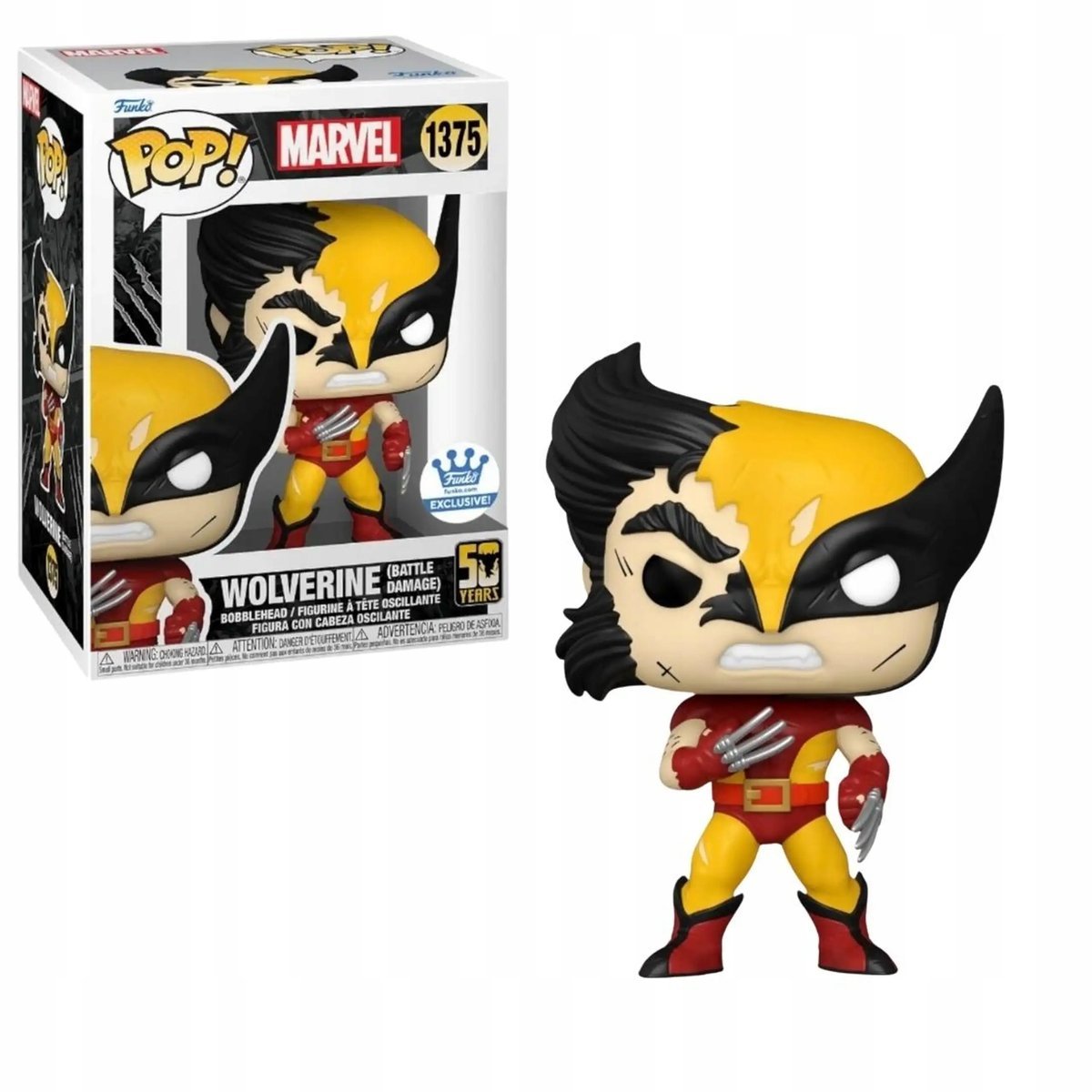 Funko POP! Marvel: Wolverine (Battle Damage) #1375