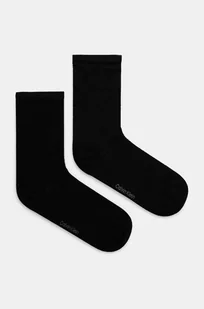 Calvin Klein skarpetki 4-pack damskie kolor czarny 701229441 - Skarpetki damskie - miniaturka - grafika 1