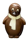 Czekolada - Pingwin z mlecznej i białej czekolady M.Pelczar Chocolatier 60g - miniaturka - grafika 1