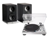 Zestawy stereo - Audio-Technica AT-LP120X (srebrny) + Connex (czarny) - miniaturka - grafika 1