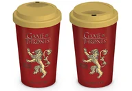 Kubki - Pyramid International mgt22869 Game of Thrones (House Lannister) kubek podróżny, ceramika, wielokolorowa, 9,5 x 9,5 x 15 cm MGT22869 - miniaturka - grafika 1