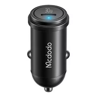 Ładowarki samochodowe - Ładowarka samochodowa Mcdodo CC-7491, 1x USB-C, 30W (czarna) - miniaturka - grafika 1