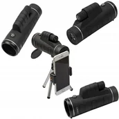 Lunety i akcesoria - Monokular Lornetka Comet 10X42 Czarna Do Telefonu - miniaturka - grafika 1