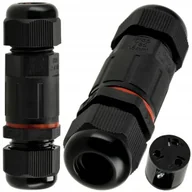 Akcesoria do oświetlenia - Złącze Kablowe Hermetyczne Puszka Csj 3x1,5 8mm 16A 250V IP68 Złączka Led - miniaturka - grafika 1