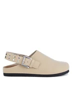 Klapki i japonki damskie - JENNY Chodaki SC01B241708-1 Beżowy - miniaturka - grafika 1