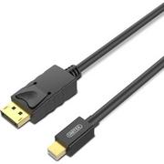 Kable komputerowe i do monitorów - Unitek Kabel miniDisplayPort/DisplayPort M/M 2m;Y-C611BK - miniaturka - grafika 1