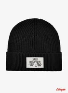 Odzież trekkingowa damska - Jack Wolfskin Czapka Badge A61610 Czarny - miniaturka - grafika 1