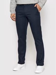 Spodnie męskie - Dickies Spodnie materiałowe Sherburn DK0A4X9Q Granatowy Slim Fit - grafika 1