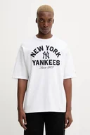 Koszulki męskie - New Era t-shirt bawełniany męski kolor biały z aplikacją 60684327 - miniaturka - grafika 1