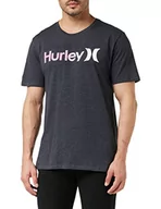 Koszulki męskie - Hurley Hurley Męska koszulka M O&o Gradient 2.0 S/S Black Heather S AR5484 - miniaturka - grafika 1